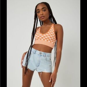 Garage Denim Mini Festival Jean Shorts Cheeky Size 25